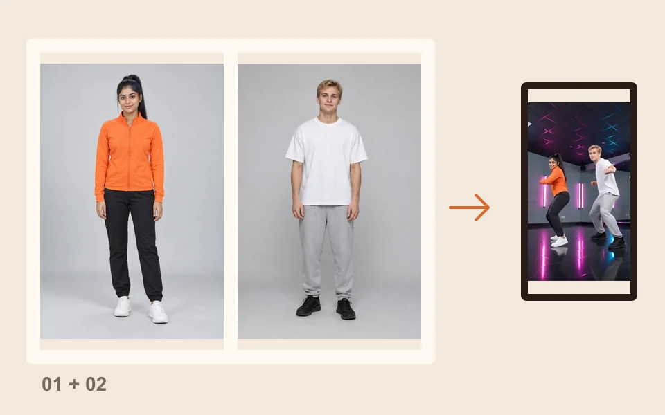 Instruction diagram: Add a full-length photo.